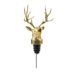 Jägermeister Droppkork The Stag 2.0, guldfärgad hjorthuvuddesign