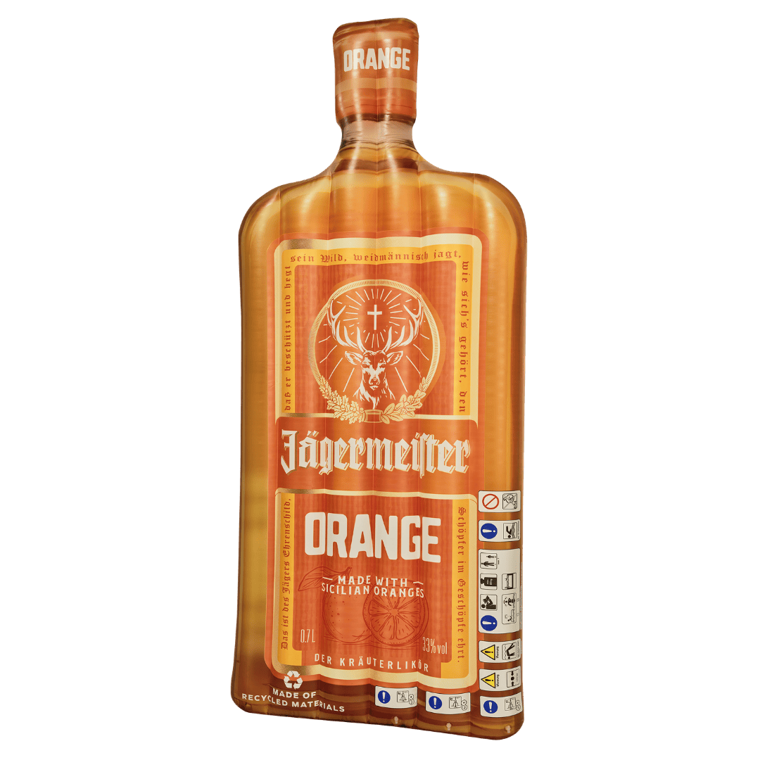 Jägermeister Orange Luftmadrass, produktbild