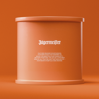 JÄGERMEISTER x PANTONE® - CULTURE ORANGE