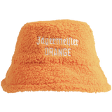 ORANGE WINTER BUCKET HAT