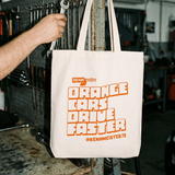 Rennmeister "Orange Cars" Tote bag
