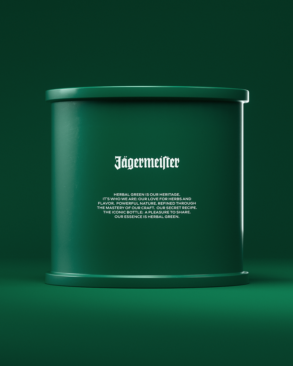 JÄGERMEISTER x PANTONE® - HERBAL GREEN